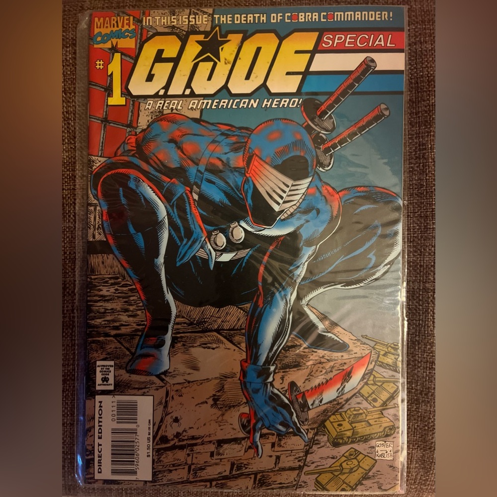 G. I. Joe Special #1 CGC 9.8 RARE 1995 Todd McFarlane Spider-Man Cover